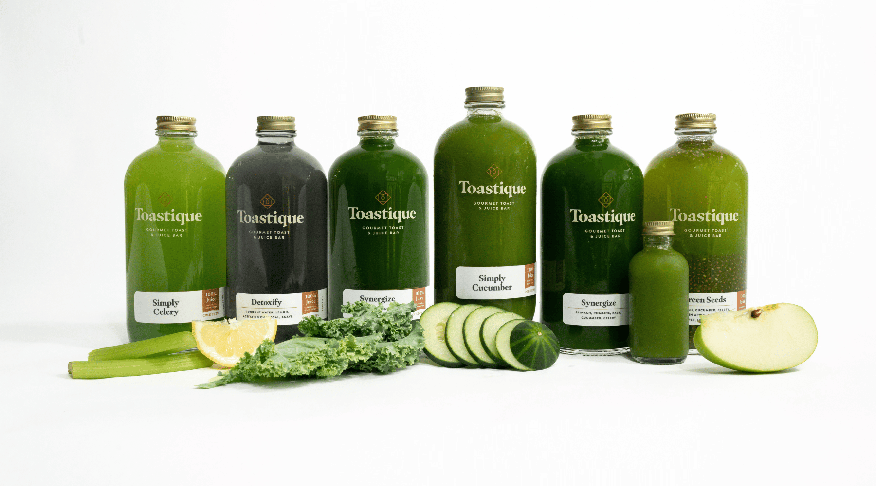 Grass is Greener protein juice cleanse with bloomed chia seeds, kale, coconut, and more