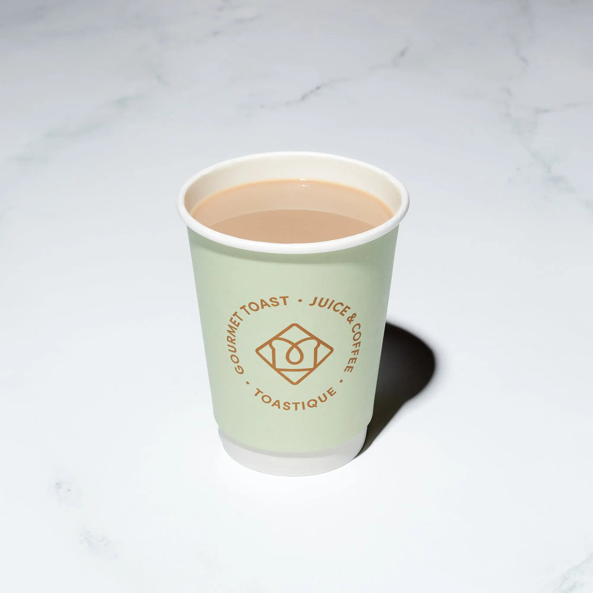 Café Au Lait – Half Coffee, Half Steamed Milk, Made Fresh to Order