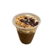 PB Cacao Banana Chia Pudding